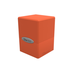Satin Deck Box - Pumpkin Orange